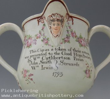 Large Pearlware Loving Cup
